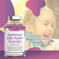 Daily multivitamin gummies for kids – immune support and healthy growth. UK made.