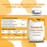 Turmeric (Curcumin) & Ginger Gummies