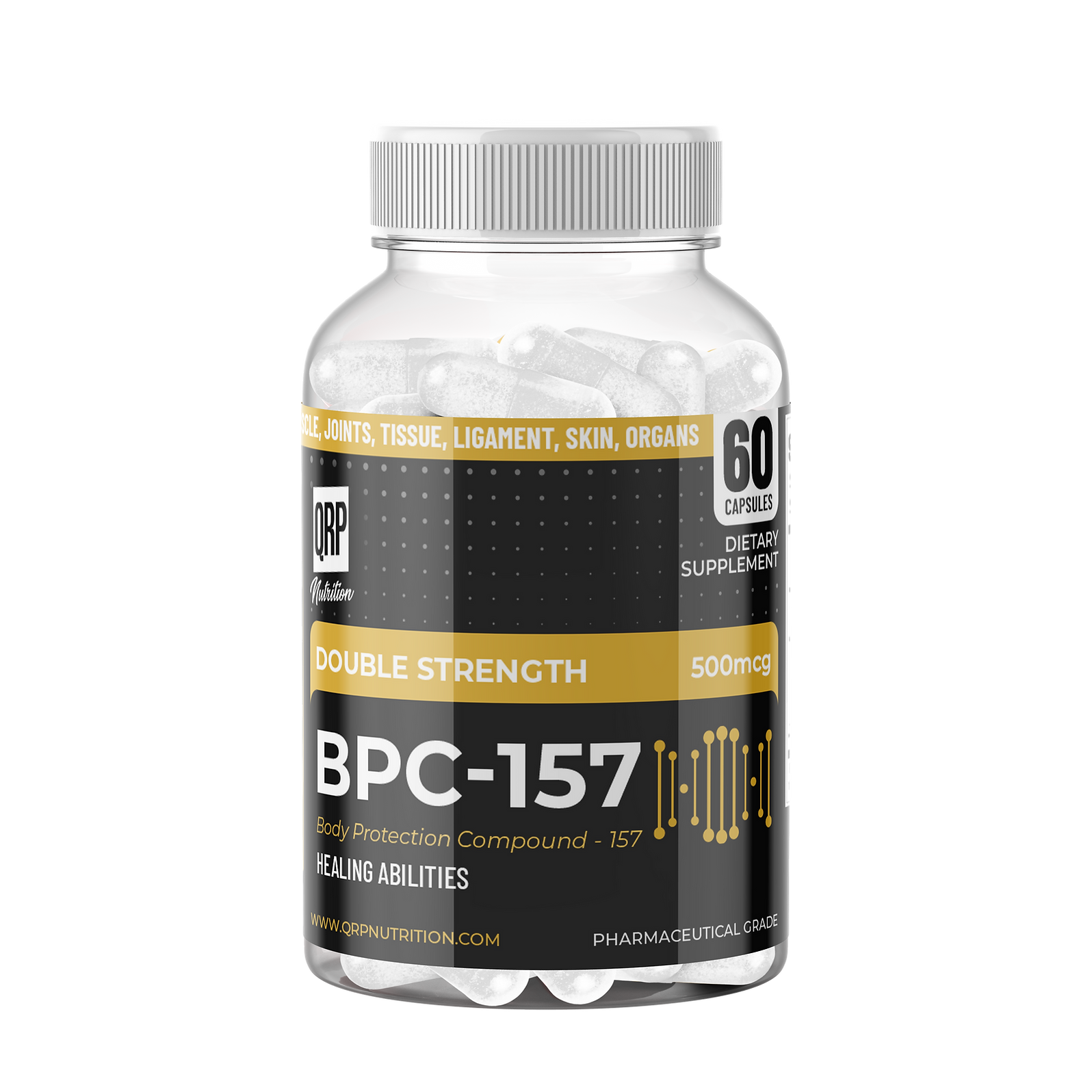 BPC-157 Double Strength 500mcg 60 capsules – Optimum Health Supplements