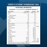 Shred-X Extreme Thermogenic Powder 300g