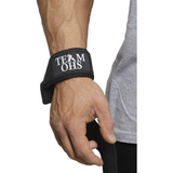 Optimum Health heavy-duty gym lifting straps for strength training and wrist support